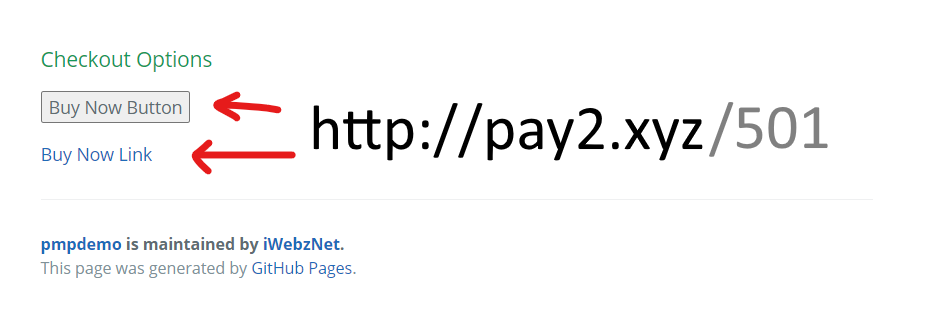 github pages add paymypage