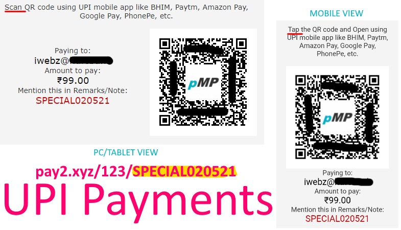 pMP UPI Payments